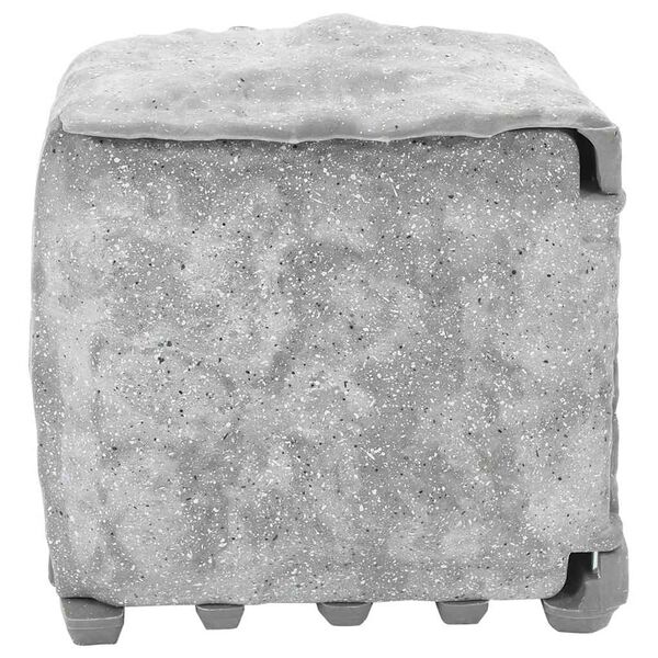 vidaXL Rozgałęźnik ogrodowy z kołkiem i czujnikiem światła, 4 gniazda