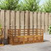 vidaXL Zestawy sof 3 pcs Naturalny Lite Drewno Akacji