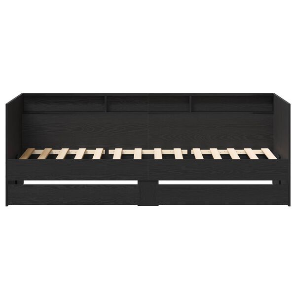 vidaXL Ł&oacute;żko dzienne Szary 90 x 200 cm Materiał drewnopochodny