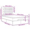 vidaXL Rama ł&oacute;żka otomana z materacami, r&oacute;żowa, 120x190 cm, aksamit