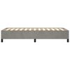 vidaXL Rama łóżka bez materaca, jasnoszare, 90x190 cm, aksamitna