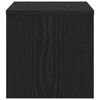 vidaXL Szafka Nocna Czarny dąb 40 x 40 x 30 cm Materiał drewnopochodny
