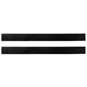 vidaXL Szczotki uszczelniające do drzwi samoprzylepne 2 pcs Biały