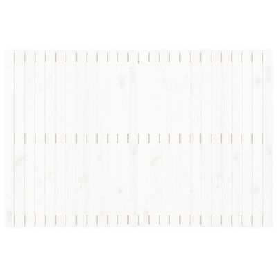 vidaXL Wezgłowie łóżka, białe, 166x3x110 cm, lite drewno sosnowe