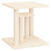 vidaXL Drapak dla kota z platformami, kremowy, 50 cm