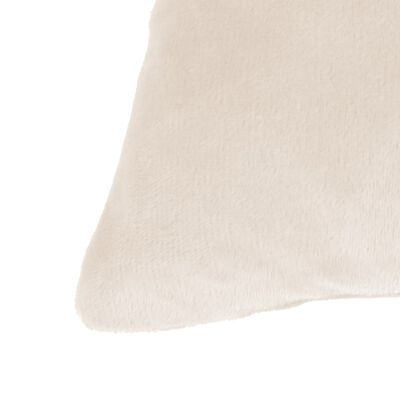 vidaXL Poszewki na poduszki, 4 szt, tkanina, 50x50 cm, złamana biel
