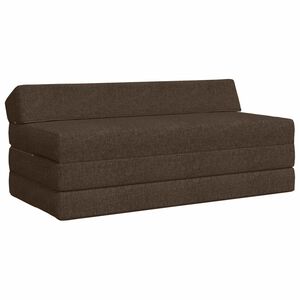 vidaXL Składana Sofa Ł&oacute;żko Ciemnoszary 120 x 60 x 49 cm tkanina