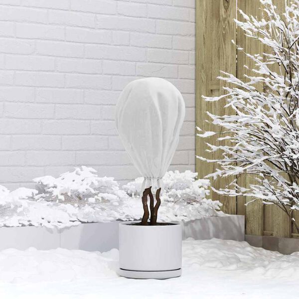 vidaXL Fleece Ochronny dla Roślin Przed Mrozem Biały 100 x 1,6 m