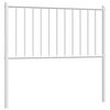 vidaXL Metalowe wymienne wezgłowie, białe, 90 cm