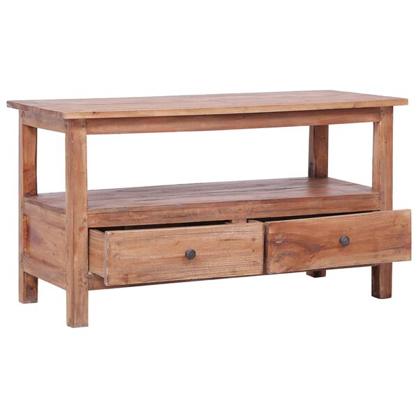 vidaXL Szafka pod TV, 90 x 40 x 50 cm, lite drewno z odzysku