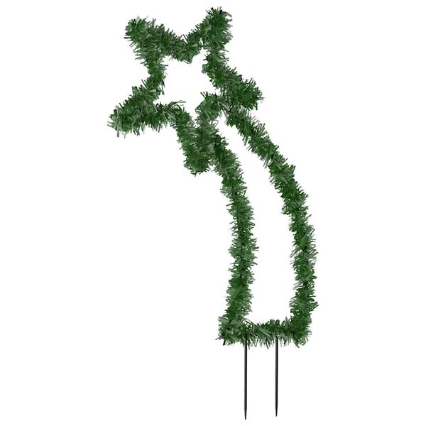 vidaXL Gwiazda betlejemska ze szpikulcami, 115 LED, 89 cm