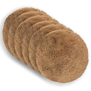 vidaXL Poduszka z poduszką HEERLEN 2 szt. Szarobeżowy Fleece PV