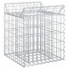 vidaXL Podniesione ł&oacute;żko gabionowe 50 x 50 x 60 cm Stal ocynkowana