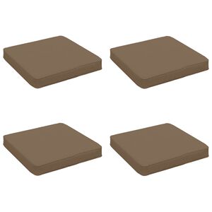 vidaXL Poduszki siedzące 4-częściowe VUGHT 4 pcs 100% poliester