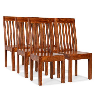 vidaXL Krzesła z litego drewna, stylizowane na sheesham, 6 szt.
