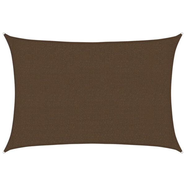 vidaXL Żagiel przeciwsłoneczny, 160 g/m², brązowy, 2,5x3,5 m, HDPE