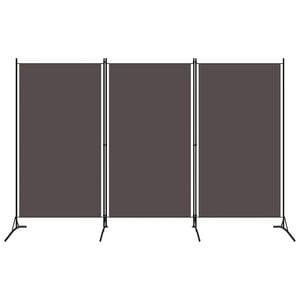 vidaXL Parawan 3-panelowy, antracytowy, 260 x 180 cm