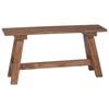 vidaXL ławka Naturalny 92 x 23,5 x 45,5 cm Lite drewno mahoniowe