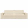 vidaXL Sofa Bed 200cm Kremowy tkanina