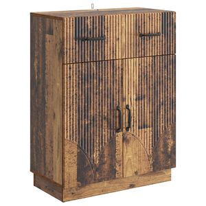 vidaXL Bufet Stare drewno 66 x 34,5 x 87 cm Drewno inżynieryjne