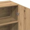 vidaXL Szafka, dąb artisan, 70x34x90 cm, materiał drewnopochodny