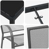 vidaXL Zestaw do jadalni w ogrodzie 3 pcs Antracyt