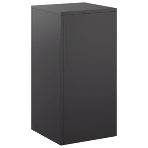 vidaXL Stojak na rośliny Czarny 30 x 30 x 60 cm Stal