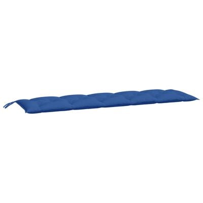 vidaXL Poduszka na ławkę ogrodową, niebieska, 180x50x7cm, tkanina