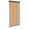 vidaXL Roleta zewnętrzna, 80x250 cm, ż&oacute;łto-niebieska