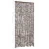 vidaXL Zasłona przeciwko owadom, brąz i biel, 100x220 cm, szenil