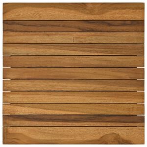 vidaXL Blat stołu 40 x 40 x 3,5 cm Kwadrat Lite drewno teakowe
