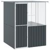 vidaXL Klatka dla ptak&oacute;w z przechowywaniem Antracyt 165 x 165 x 200 cm