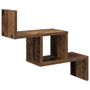 vidaXL P&oacute;łka ścienna Stare drewno 48 x 15 x 42 cm Drewno inżynieryjne