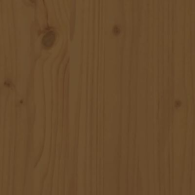 vidaXL Łóżko dla seniora, miodowy brąz 150x200 cm, lite drewno sosnowe