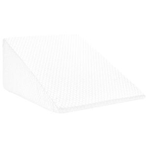 vidaXL Poduszka na nogi Gładki Biały 60 x 50 x 30 cm Pianka z pamięcią