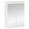 vidaXL Szafka z lustrem do łazienki TULUM Biały 60 x 16,5 x 78 cm