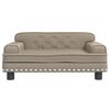vidaXL Sofa dla dzieci, cappuccino, 70x45x30 cm, sztuczna skóra