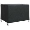 vidaXL Pokrowiec na meble Czarny 110 x 84 x 70 cm Tkanina Oxford 420D