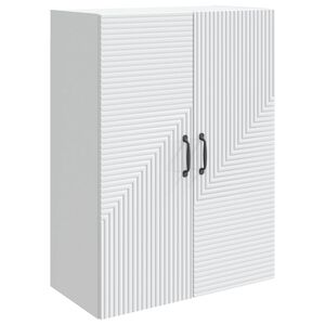 vidaXL Szafka ścienna Biały 66 x 34,5 x 90 cm Drewno inżynieryjne