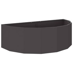 vidaXL Donica Czarny 120 x 60 x 35 cm Stal