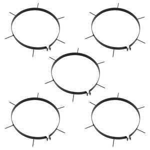 vidaXL Obręcze z kolcami do aeratora, 5 szt., Ø30 cm, żelazo