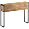 vidaXL Donica, 90x20x68 cm, surowe drewno mango