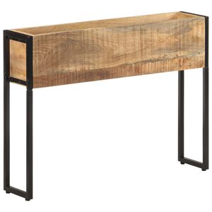 vidaXL Donica, 90x20x68 cm, surowe drewno mango