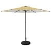vidaXL Parasol ogrodowy z podstawą 300 x 300 cm Poliester Prostokątny