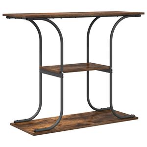 vidaXL Konsola Dąb wędzony 101 x 35 x 80,5 cm Drewno inżynieryjne