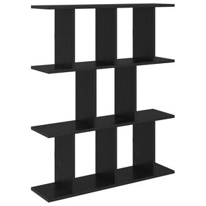 vidaXL P&oacute;łka ścienna Czarny dąb 80 x 20 x 96 cm Drewno inżynieryjne