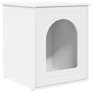 vidaXL Koty Dom Biały 53 x 52 x 62 cm Drewno inżynieryjne