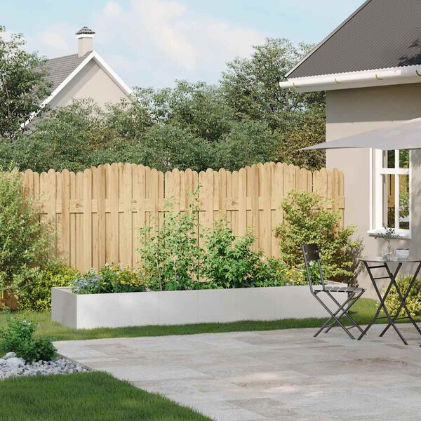 vidaXL Doniczka 280x80x40 cm Stal nierdzewna