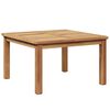 vidaXL Stolik kawowy Brązowy 60 x 60 x 36 cm Lite drewno teakowe