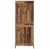vidaXL Highboard 2 pcs Stare drewno Materiał drewnopochodny